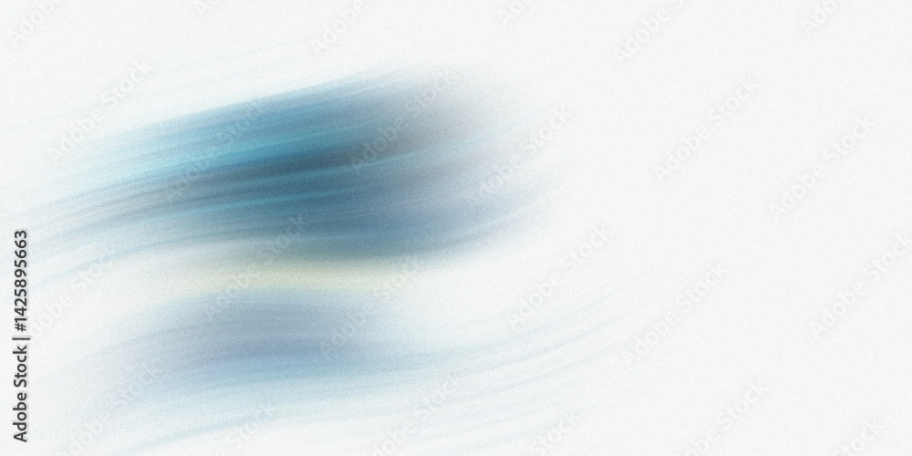 Aufkleber abstract blurry image showing a blue and white cloud like formation with soft diffused edges