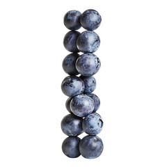 blueberries stacked together