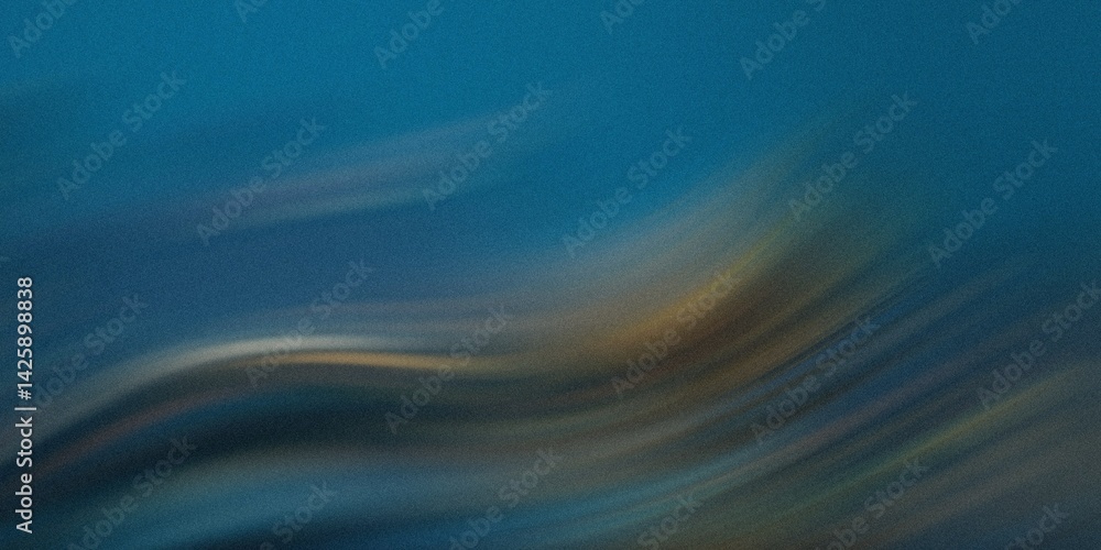 Poster abstract blurred background of blues and browns creating a soft and dreamy underwater scene effect