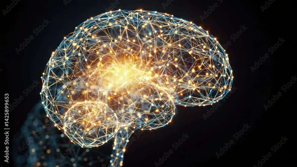Poster illuminated neural network: a digital brain representation
