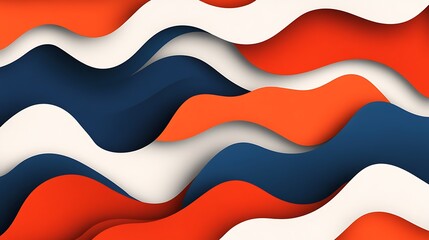 Abstract wavy paper design.