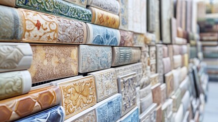 Colorful Tiles for Kitchen and Bathroom Spaces
