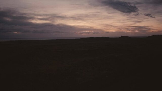 Vast Icelandic Landscape with Mountains and Open Terrain