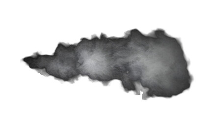 Smoke Icon - Subtle Outline Illustration of Wispy Smoke, Ideal for Mystery, Fog, or Atmospheric Themes