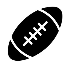 Rugby ball icon