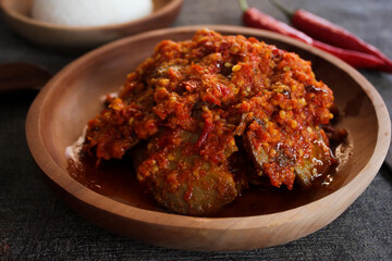 Jengkol Balado &ndash; Spicy Indonesian Dogfruit Dish
