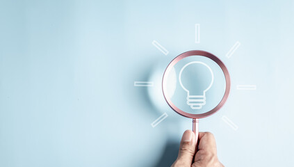 Lightbulb idea creativity innovation. Inspiration success invention. Learning imagination...