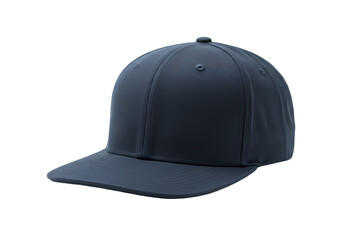 Fototapeta premium Navy Blue Baseball Cap: High-Quality Structured Hat Image