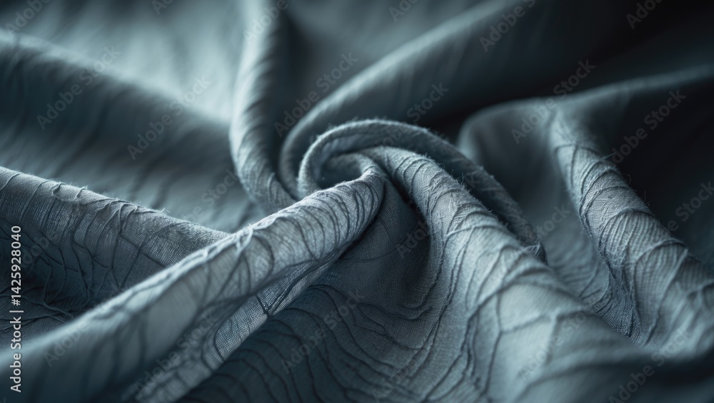 Poster close-up macro image of textile