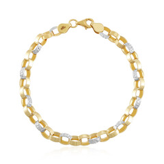 golden bracelet isolated
