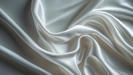 Obraz premium Detailed close-up of textured silk fabric