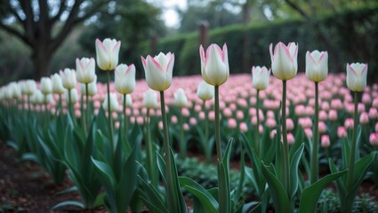 Siam Tulip: Vibrant Tropical Flower in a Natural Park Setting