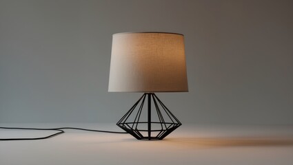 Decorative fabric hat lampshade design