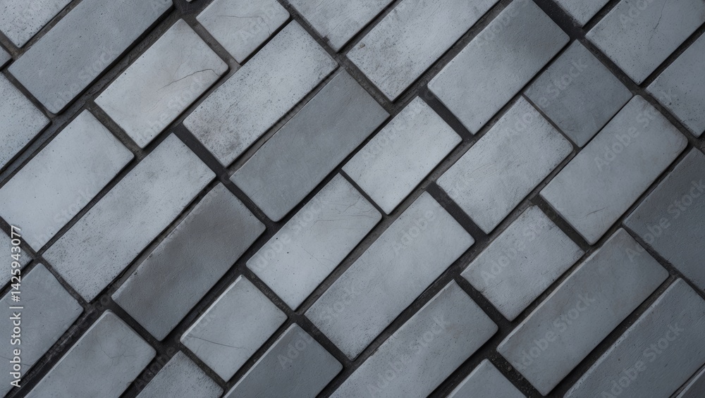 Poster high-resolution seamless concrete pavement texture for tiles or sidewalks