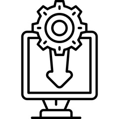 Legacy System Integration Icon