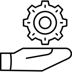 Support & Maintenance Hand-Off Icon