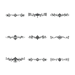 black and white border