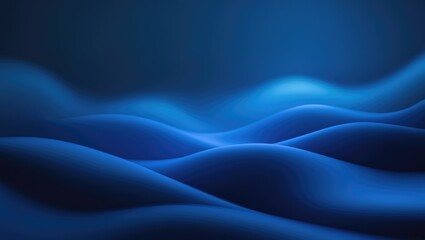 Obraz premium Dark blue gradient background with abstract bokeh and soft motion for business or technology banner