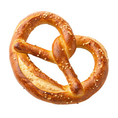 Pretzel png classic baked snack png twisted bread treat png white background image