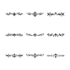 calligraphic design element