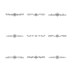 Obraz premium calligraphic design elements vector