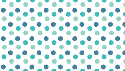 Various green cube pattern background, vector illustration with color swatch