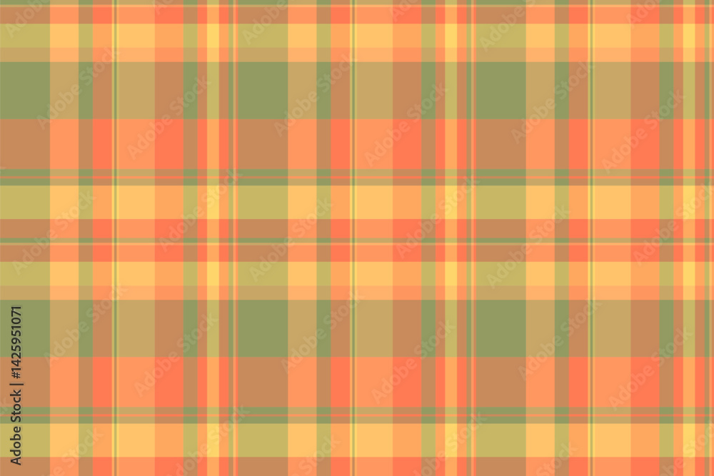Poster warmtoned plaid pattern. a classic fabric design with intersecting stripes, creating a versatile bac