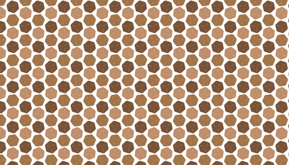 Brown cube pattern background, vector illustration with color swatch
