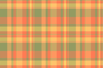 Warmtoned plaid pattern. A classic fabric design with intersecting stripes, creating a versatile background. Ideal for textiles, wallpaper, or digital projects.