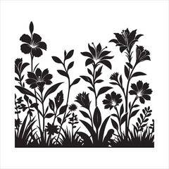 floral background with flowers