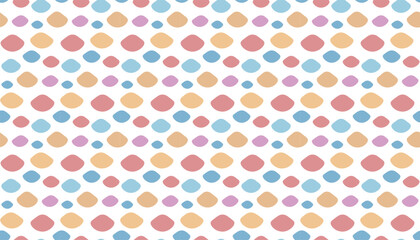 Shell-shaped pattern background, vector illustration with color swatch