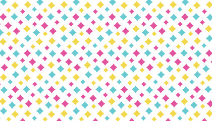 Colorful diamond pattern background, vector illustration with color swatch