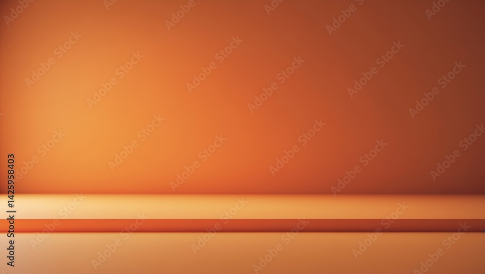Poster vibrant orange gradient vector background with smooth transition for modern design projects
