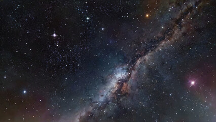 Obraz premium Space background with many stars