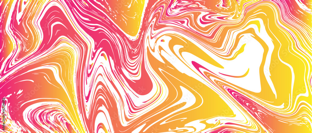 Poster abstract dynamic and expressive marble texture using bold red, black, and white tones. swirling patt