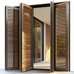 Fototapeta premium open door in a building