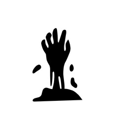 creepy halloween zombie hand