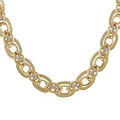 gold chain on white background
