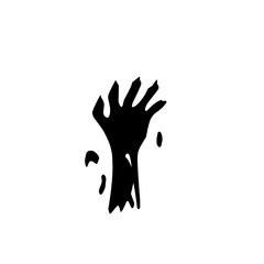 creepy halloween zombie hand