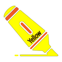 yellow highlighter icon