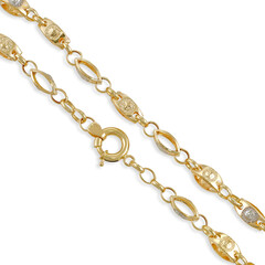 gold chain isolated on white