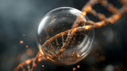 holographic view of a dna cell technology