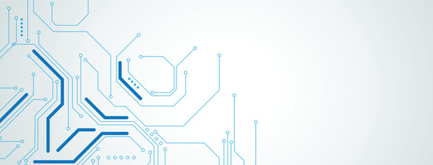 Circuit abstract background for science and business presentation
