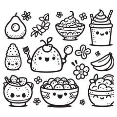 set of cupcakes