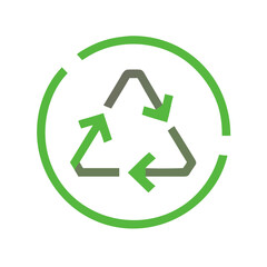 Recycle Symbol Icon Representing Environmental Sustainability