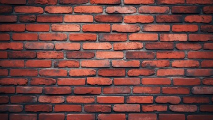 Brick wall background featuring aged red bricks and masonry texture for architecture and interior design