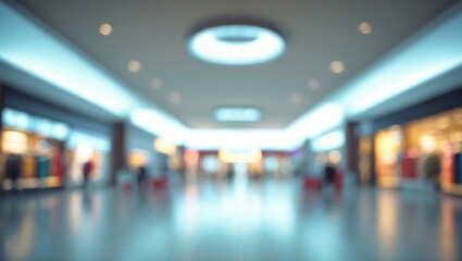Fototapeta premium Blurred background of retail shop environment