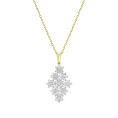 gold necklace with diamonds