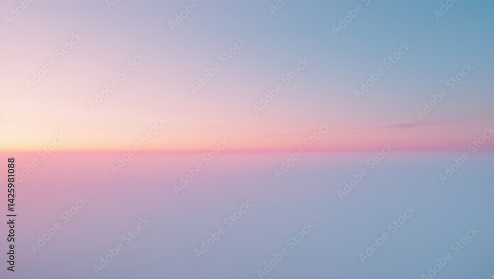 Poster abstract art backdrop featuring a summer gradient background with colorful scenery