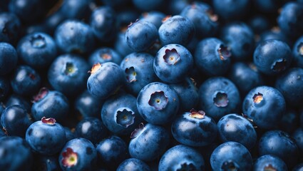 Blueberry Antioxidants: A Delicious Summer Food Background